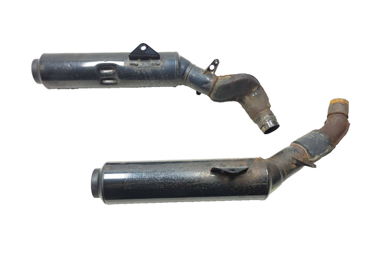 1987 1988 Honda Cbr1000f Hurricane Exhaust Muffler Left & Right OEM