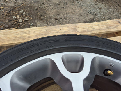 2014 Fiat 500l Trekking Wheel Rim W/ Tire Good Year  225/45 R17 2 Pcs OEM