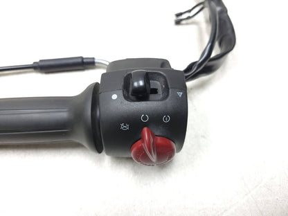 2024 Royal Enfield Bullet 350 Right Handlebar Kill Switch & Throttle Grip OEM