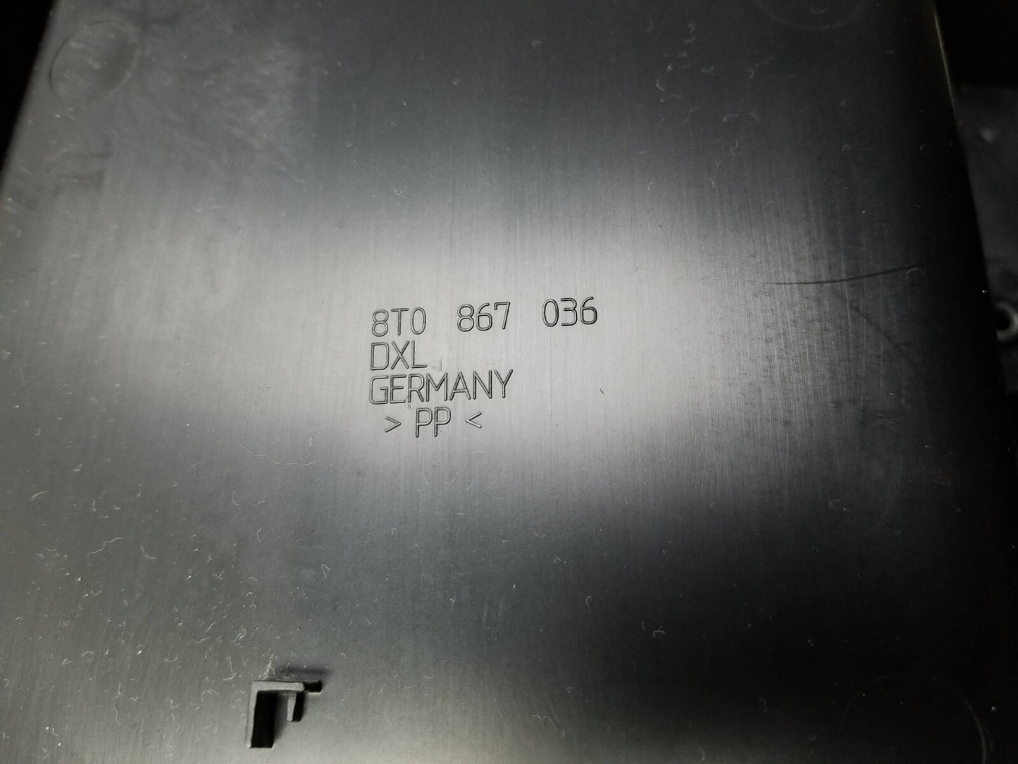 2009 Audi A5 Quarter Panel Trim Rear Passenger Side Right OEM