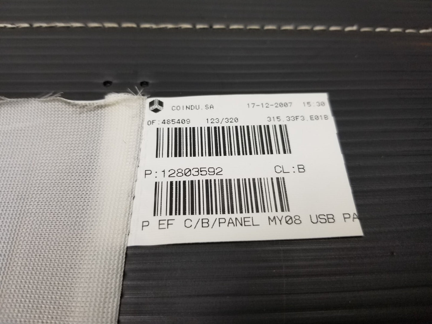 2008 - 2011 Saab 9-3 Front Seat Trim Cover Panel Front Passenger Side Right OEM