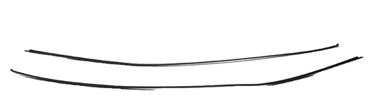 2020 Infiniti Q50 Roof Drip Molding Trim Pair Oem✅