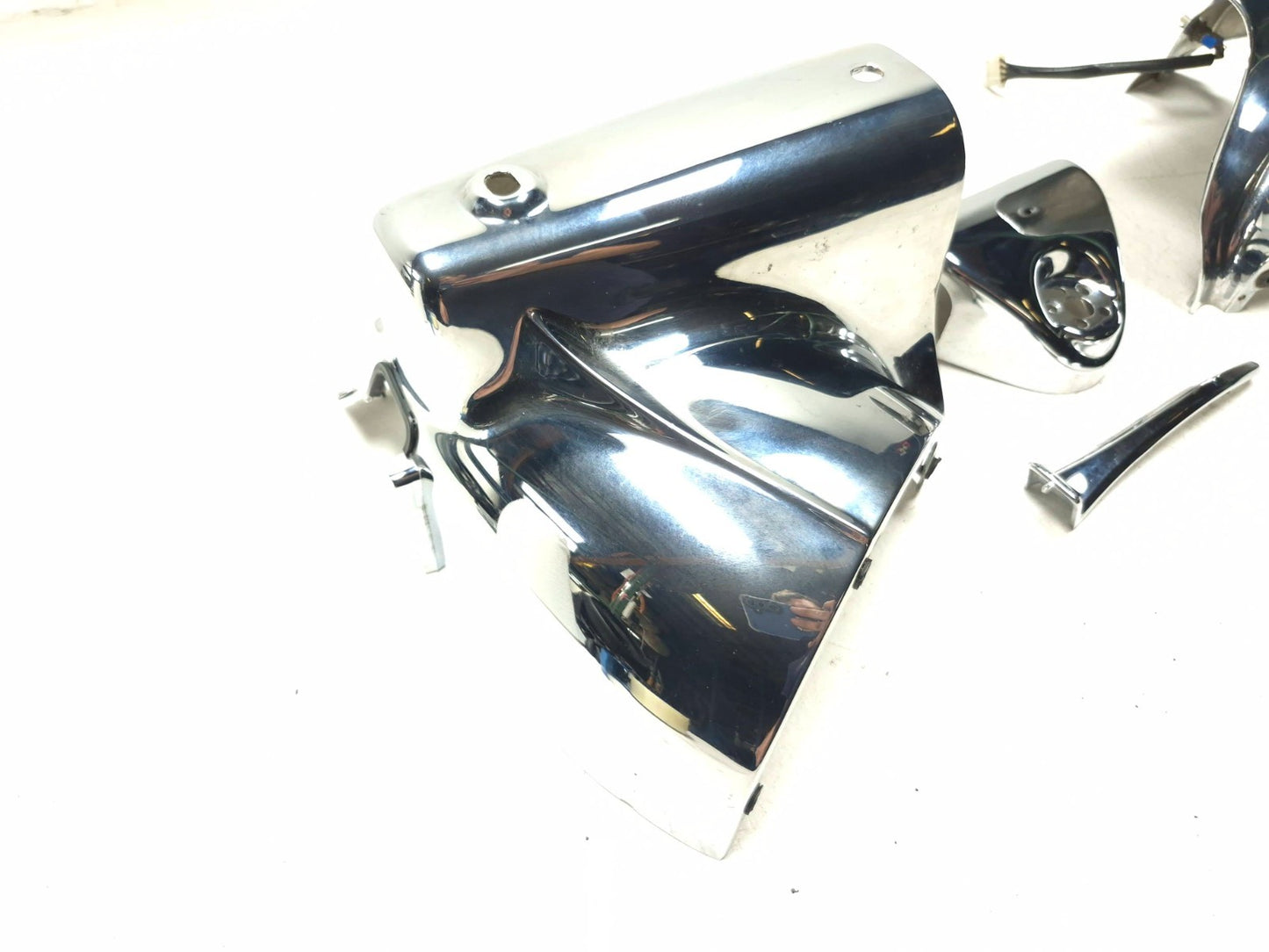 2002 Harley Davidson Touring Road King Headlight & Handlebar Cover 3 Pcs OEM