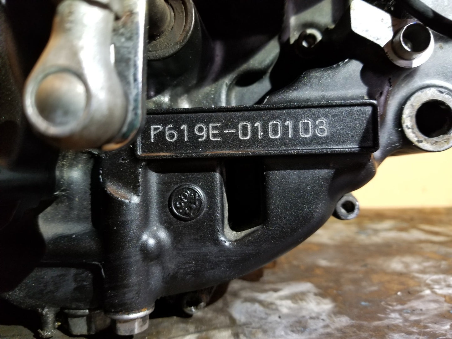 2007 Yamaha Xvs1300 Engine V Star 1300 9.623 Miles