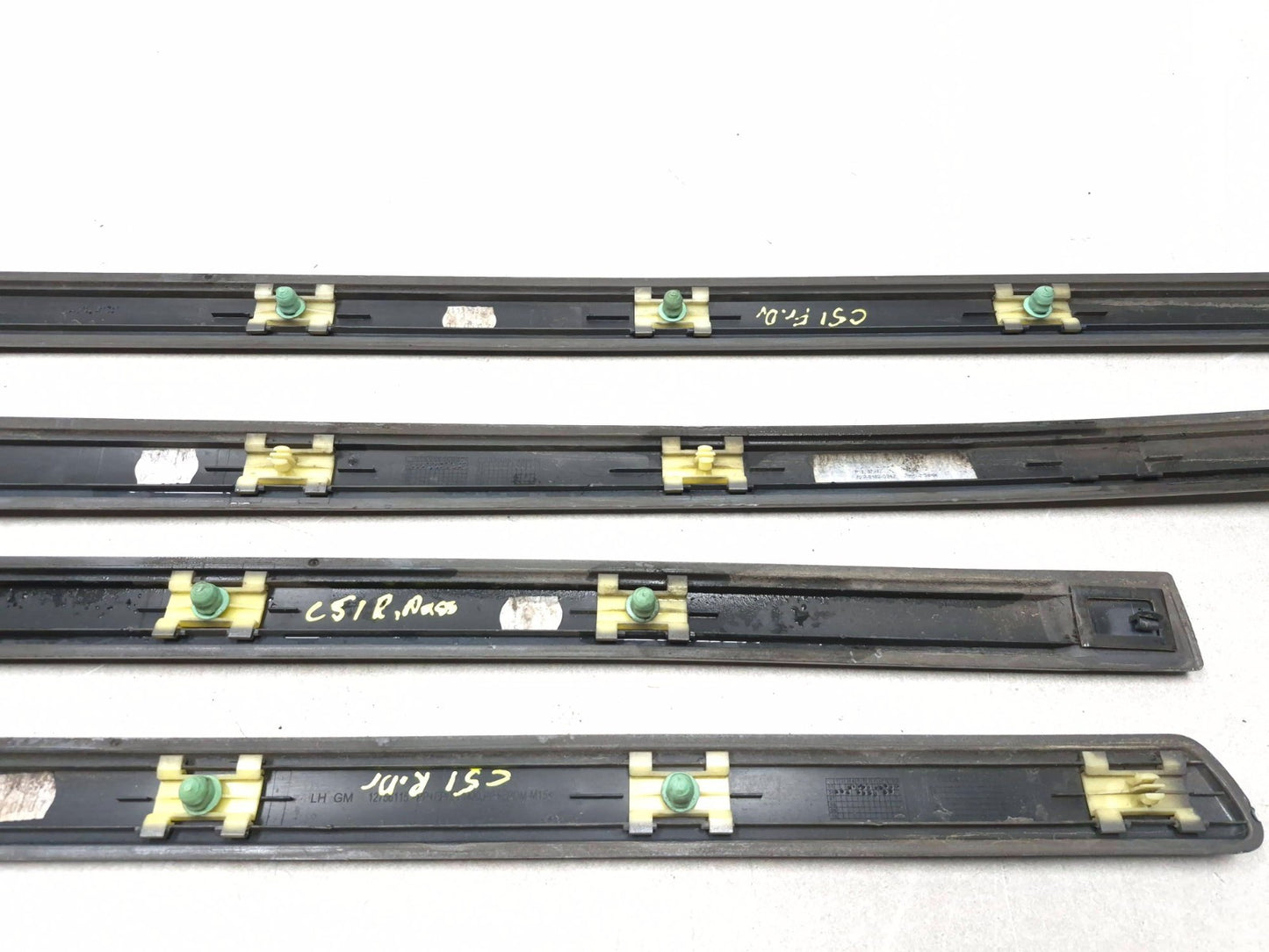 2007 Saab 9-5 Aero Door Body Trim Molding Strip 4pcs OEM