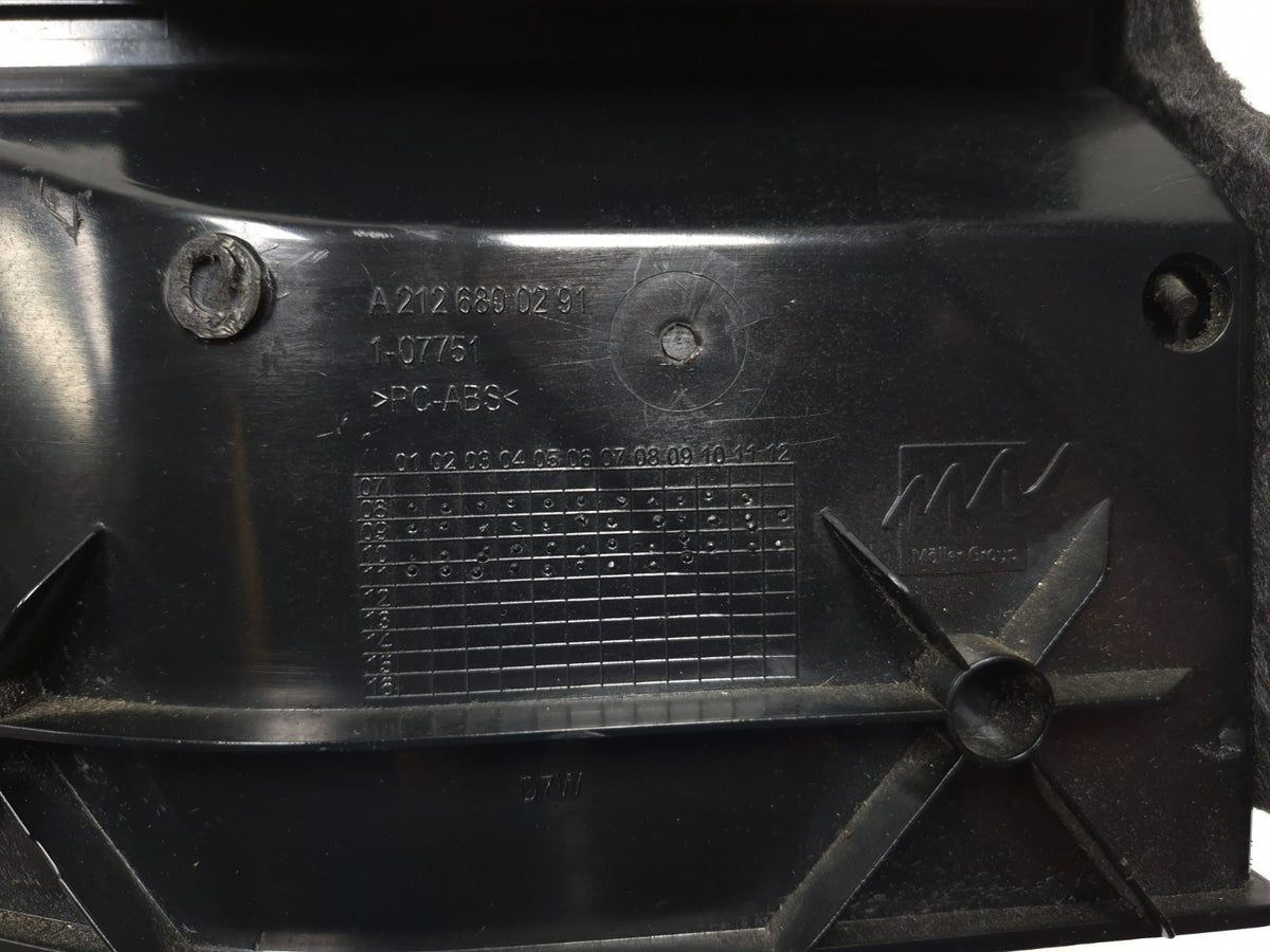 2012 Mercedes W212 E350 Glove Box Storage Compartment OEM