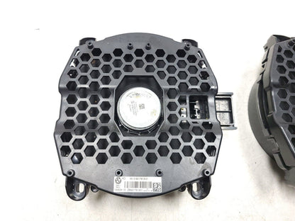 07-13 Bmw X5 E70 Center Subwoofer Left & Right Pair OEM