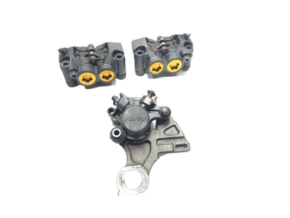 2005 - 2009 Yamaha Yzf R6 Brake Caliper Front & Rear 3pcs OEM