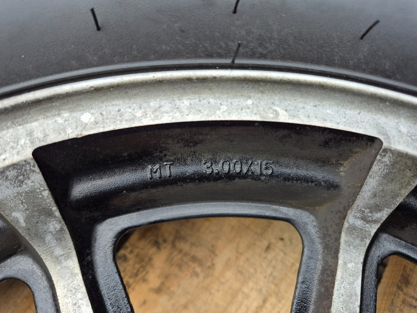 1987 Honda Gl1200i Rear & Front Wheel W/ Tire Pair 15" 16" OEM