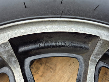 1987 Honda Gl1200i Rear & Front Wheel W/ Tire Pair 15" 16" OEM