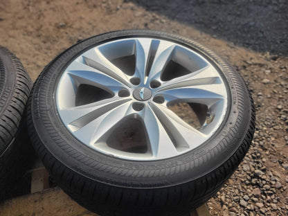 2010 Hyundai Genesis Coupe Wheels W/ Tire Bridgestone 245/45rf18 4pcs ✅