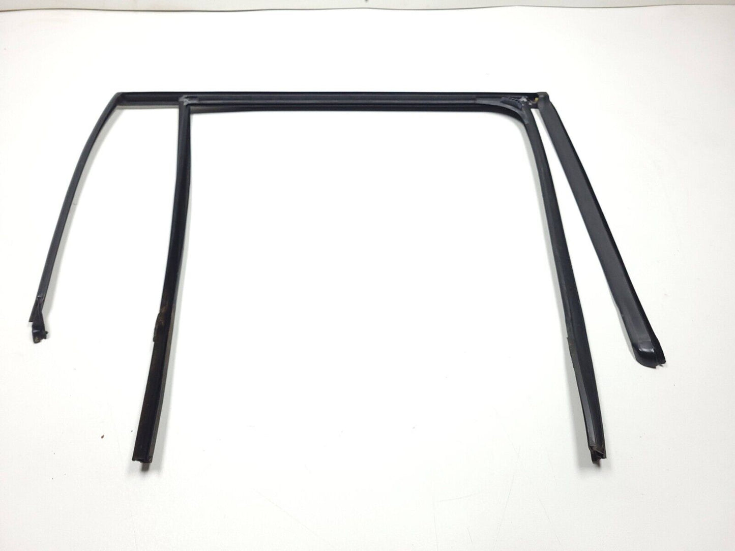 14-18 BMW X5 F15 Door Window Chanel Trim & Seal Rear Driver Side Left 2pcs OEM