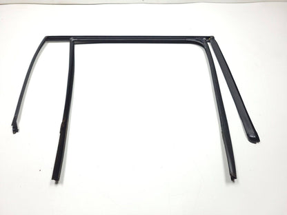 14-18 BMW X5 F15 Door Window Chanel Trim & Seal Rear Driver Side Left 2pcs OEM