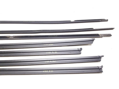 2013 Volkswagen GTI Door Window Belt Seal Molding 7pcs OEM