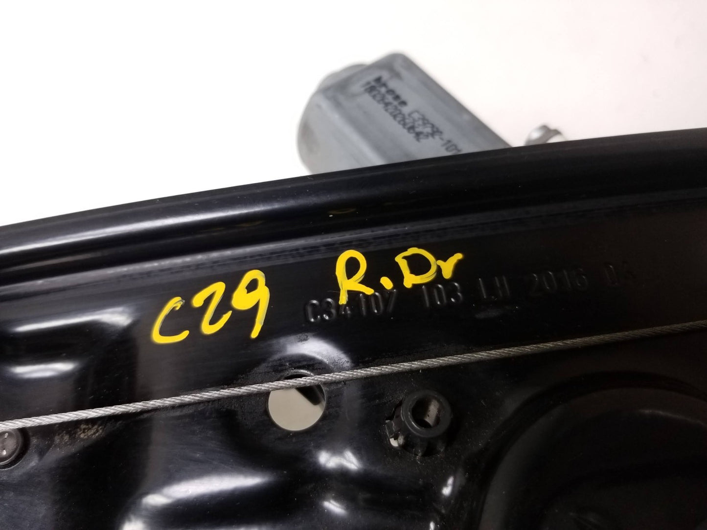 2017 Jaguar Xe Window Regulator Rear Driver Side Left OEM Gx73-27001-ac