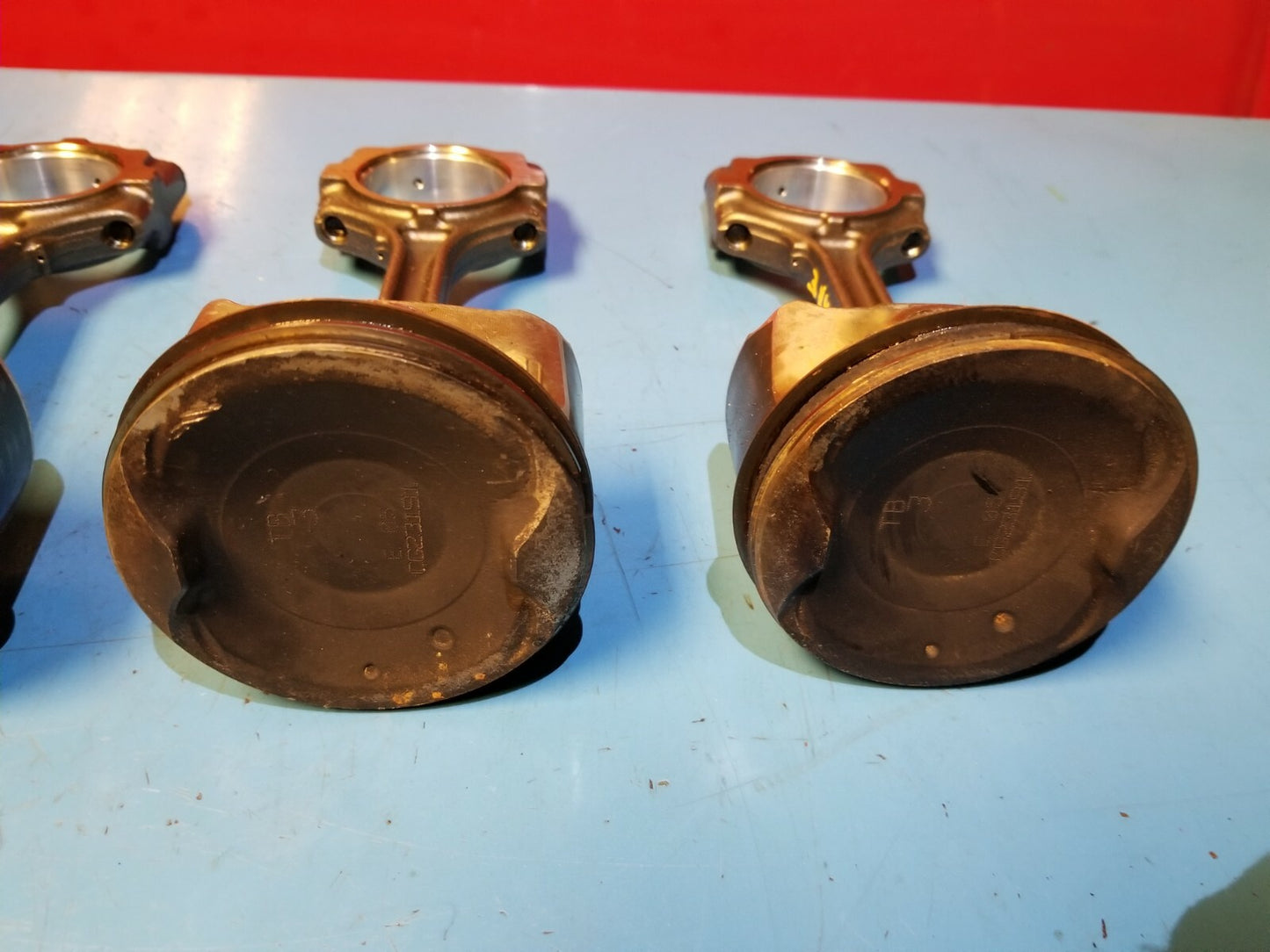 2014 Nissan Rogue 2.5l Piston W/ Connecting Rod 4pcs OEM