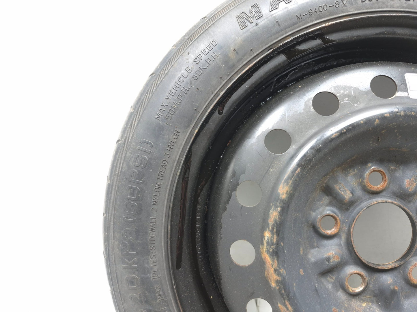2008 Acura Tl  Spare Tire Wheel Donut Disc Rim T125/80d16 OEM