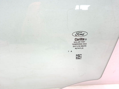 2017 Ford Focus St Front Door Window Glass Left Driver Side OEM