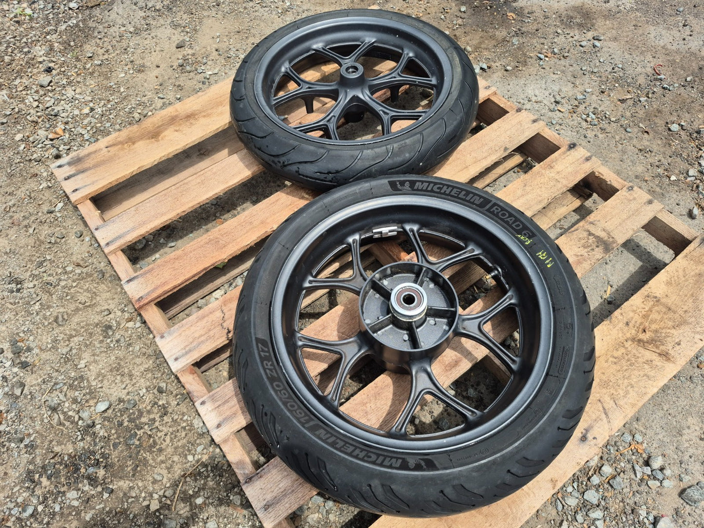 2012 Honda Nc700x Wheel Rim & Tire Front & Rear *straight* OEM