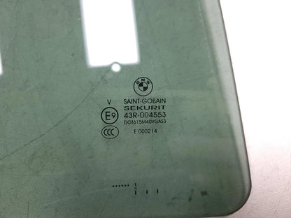 2011 BMW X5 E70 Rear Door Window Glass Passenger Side Right OEM