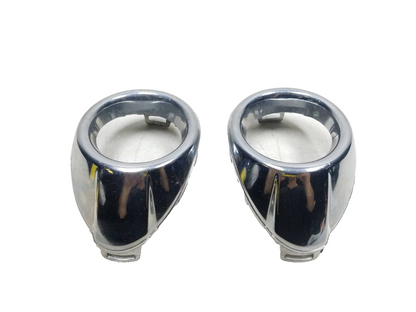 12 - 18 Ford Focus Front Fog Light Trim Chrome Pair OEM