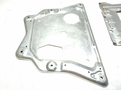 2008 BMW X6 E71 Lower Underbody Shield Belly Pan Skid Plate 2pcsoem