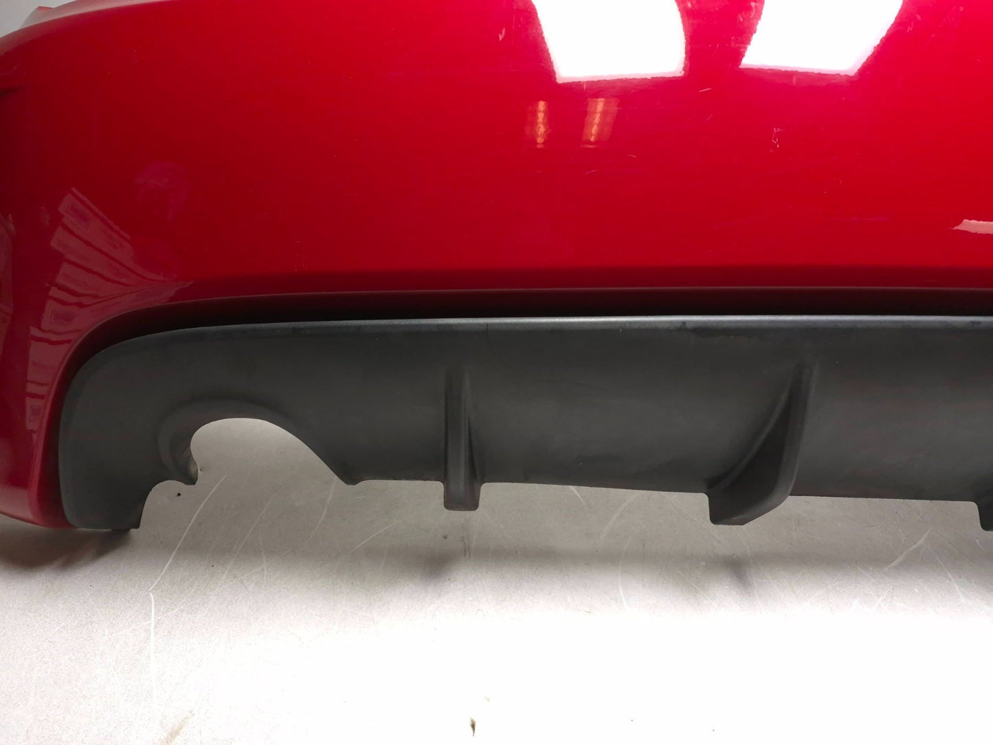 2013 Fiat 500 Turbo Red Rear Bumper Cover OEM