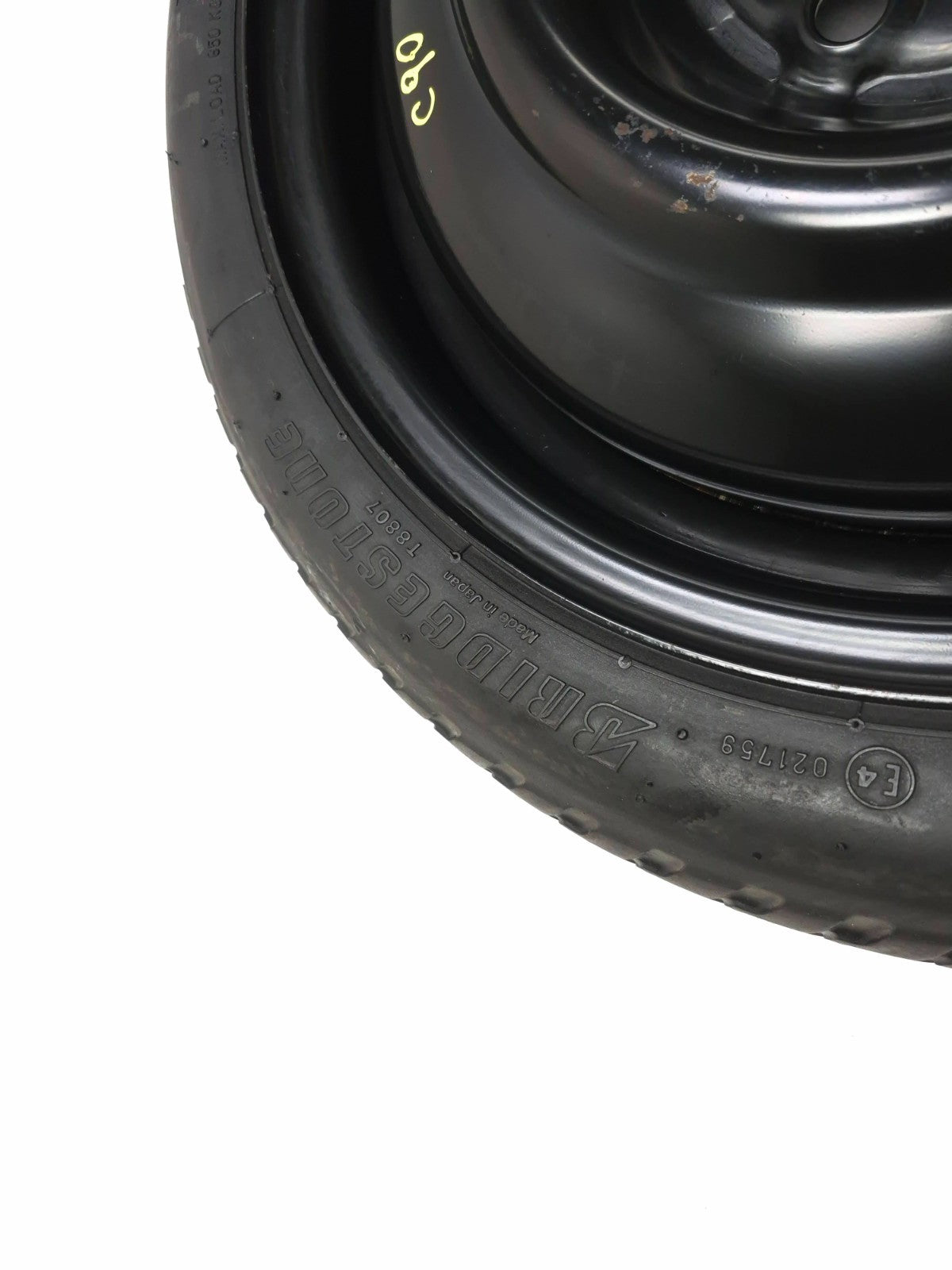 2007 Honda Fit Spare Tire Donut 14x4t T125/70d14 OEM