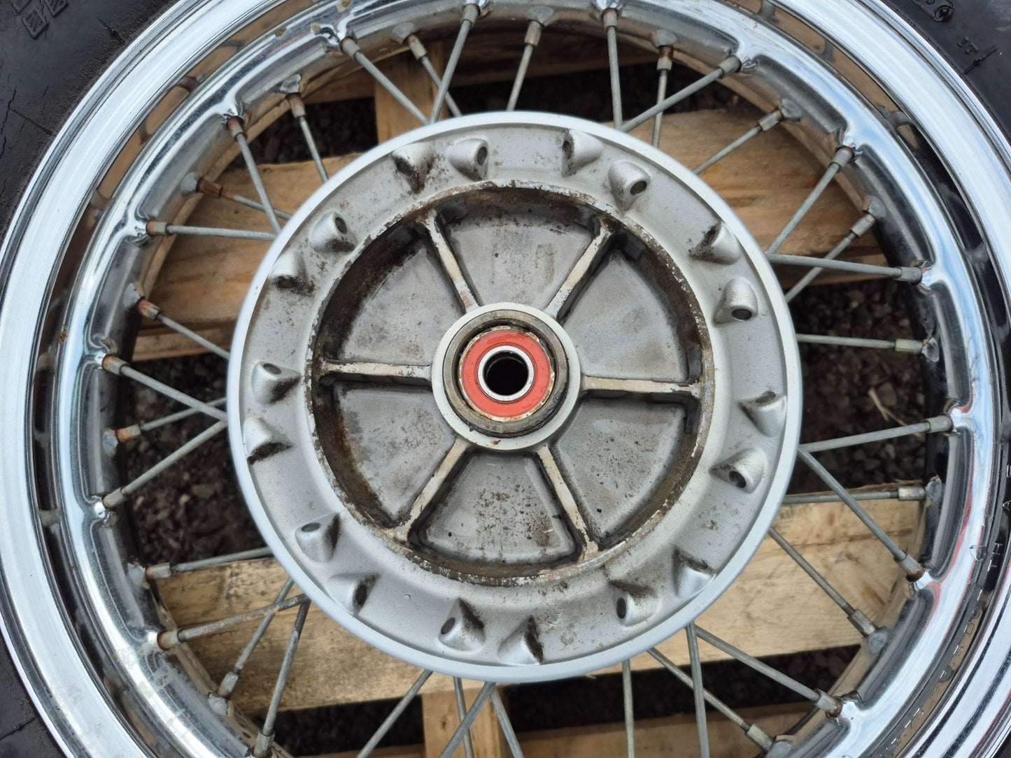 2005 Kawasaki Bn125 Eliminator Wheel Rim W/ Tire Rear & Front Pair R15 R17 OEM