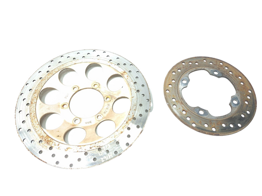2007 Cf Moto V5 Qlink Legacy 250 Rear & Front Brake Disc Pair OEM