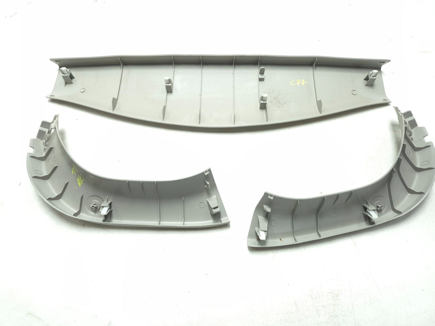 2012 Nissan Leaf Rear Tailgate Trunk Hatch Upper Trim Cover 3pcs OEM