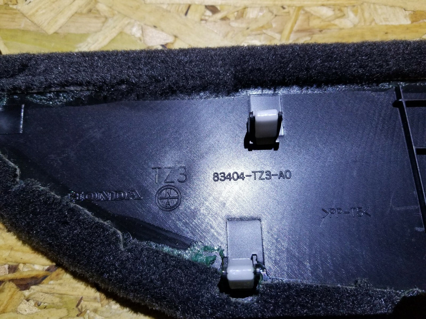 2017 Acura TLX Center Console Side Carpet Trim Cover Left & Right Pair OEM