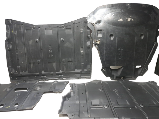 2012 Nissan Leaf Under Engine Battery Cover Plastic Splash Shield 4pcs OEM