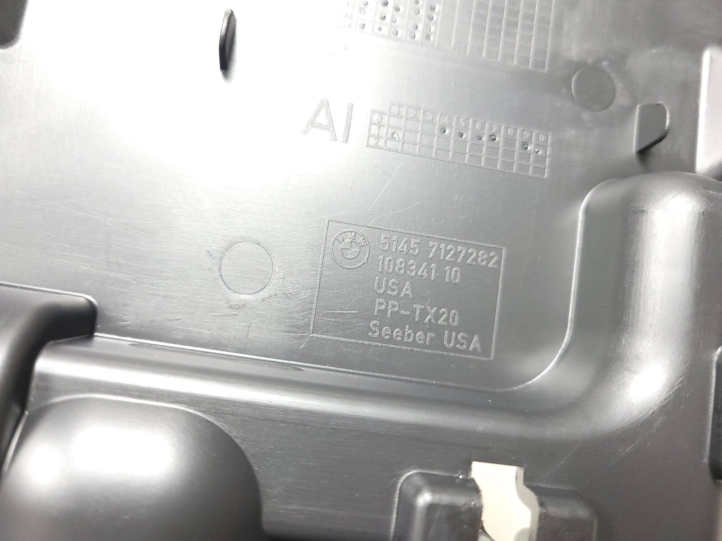 2007 - 2013 BMW X5 E70 Rear Trunk Storage Battery Tray Toolbox Housing Cover OEM