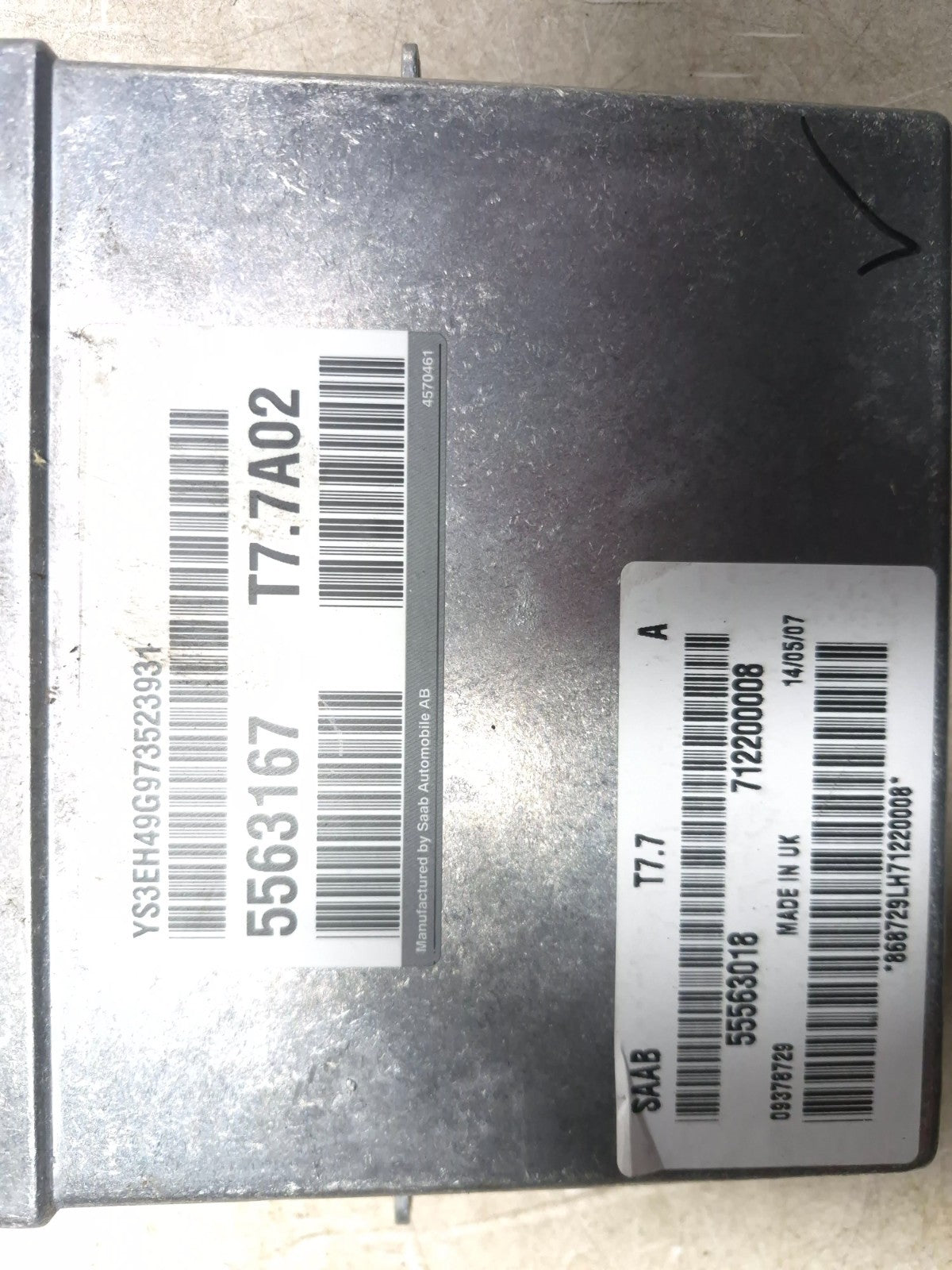2007 Saab 9-5 Aero Engine Computer Control Module Ecu OEM