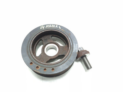2014 Mazda 3 Harmonic Balancer Crankshaft Pulley  2.0l OEM