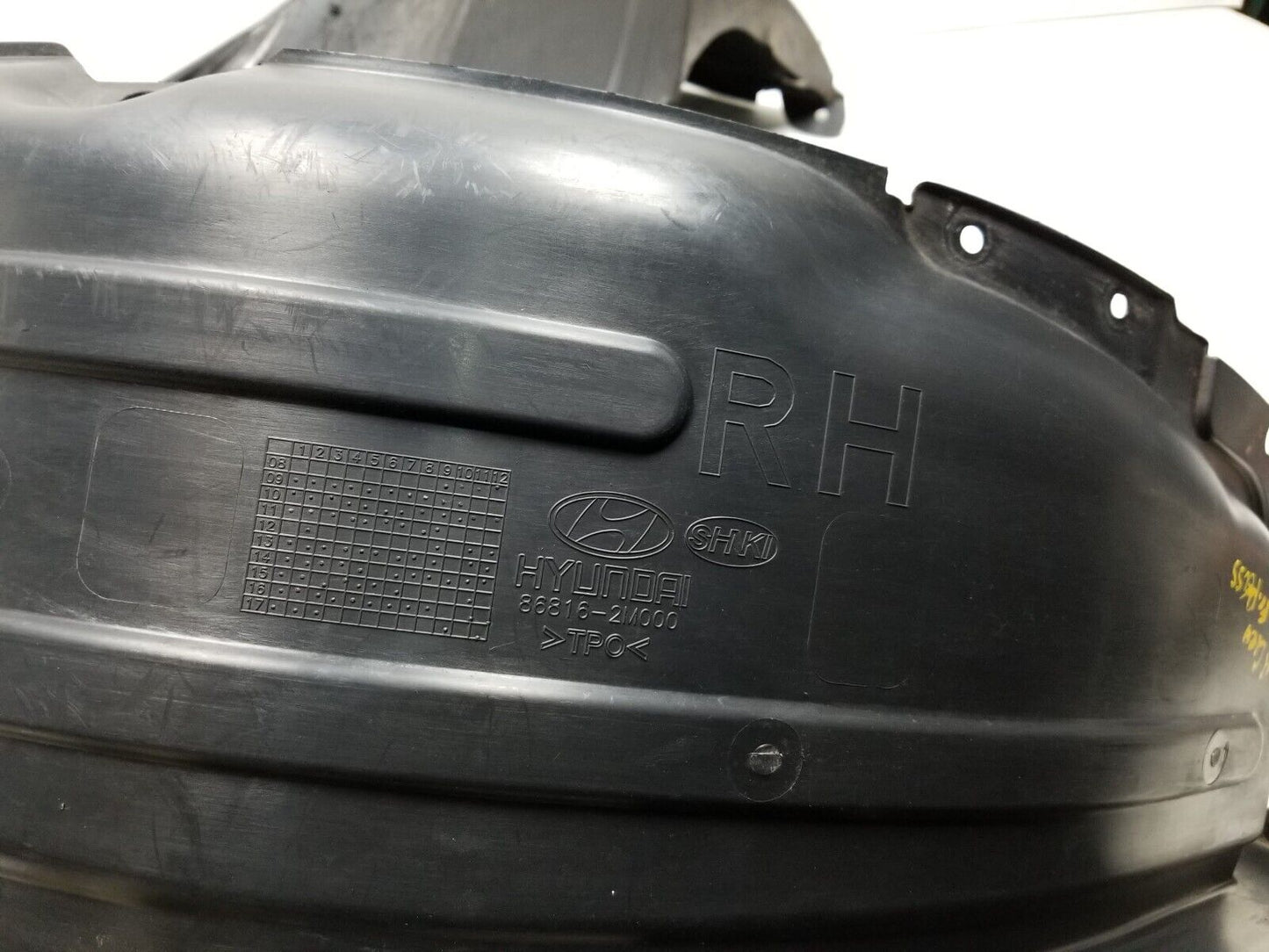 09 - 12 Hyundai Genesis Coupe Front Fender Liner Splash Inner Passenger Side OEM