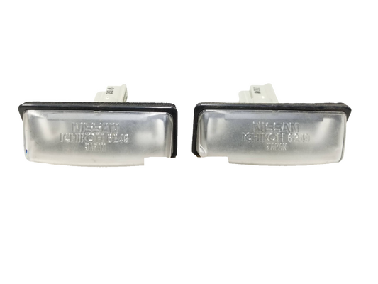 2008 - 2015 Nissan Rogue License Light Lamp 2pcs OEM
