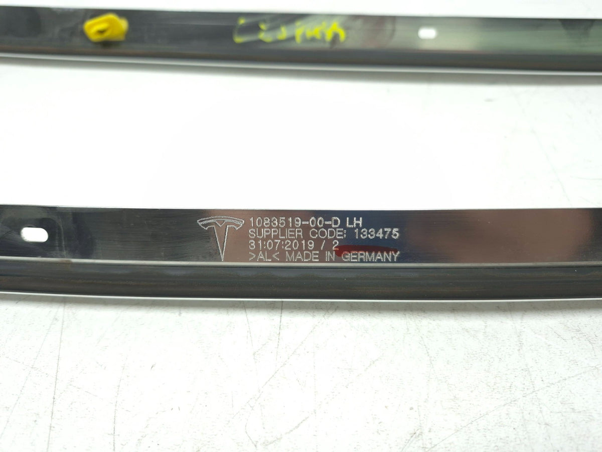 2020 Tesla Model 3 Roof Trim Molding Left & Right OEM