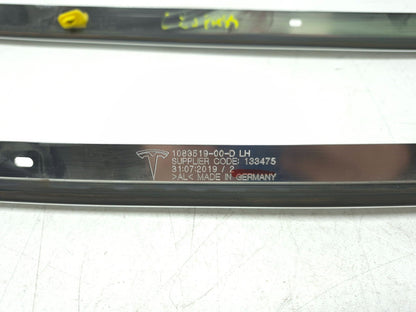 2020 Tesla Model 3 Roof Trim Molding Left & Right OEM
