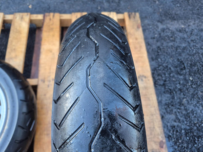 2003 Kawasaki Vulcan Vn1600 Rear & Front Wheel W/ Tire Pair R 16 OEM