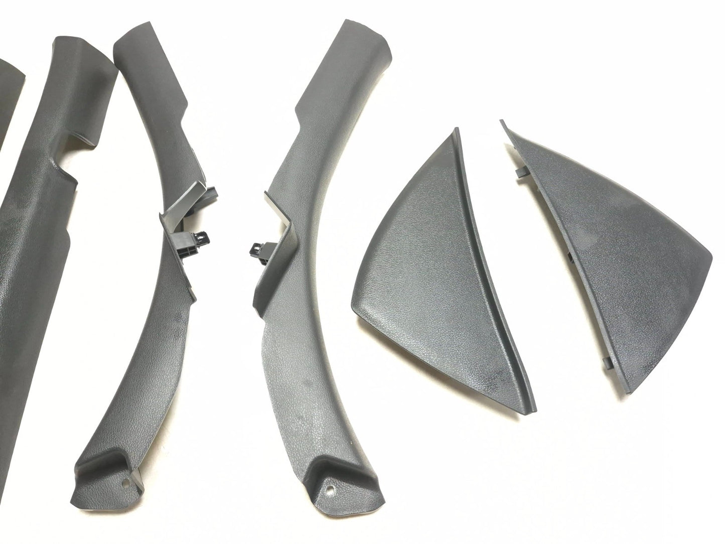 2018 Hyundai Sonata Door Sill Scuff Plate Trim Front & Rear W/ Dash End Cap OEM