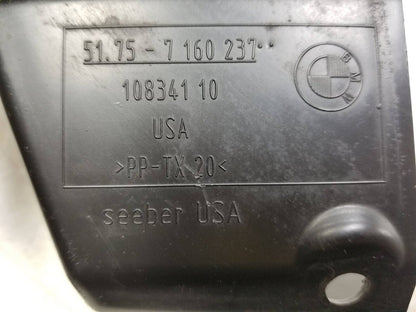 2007 - 2013 BMW X5 X6 E70 X5 X6 Steering Gear Top Cover Shield Panel  2pcs OEM