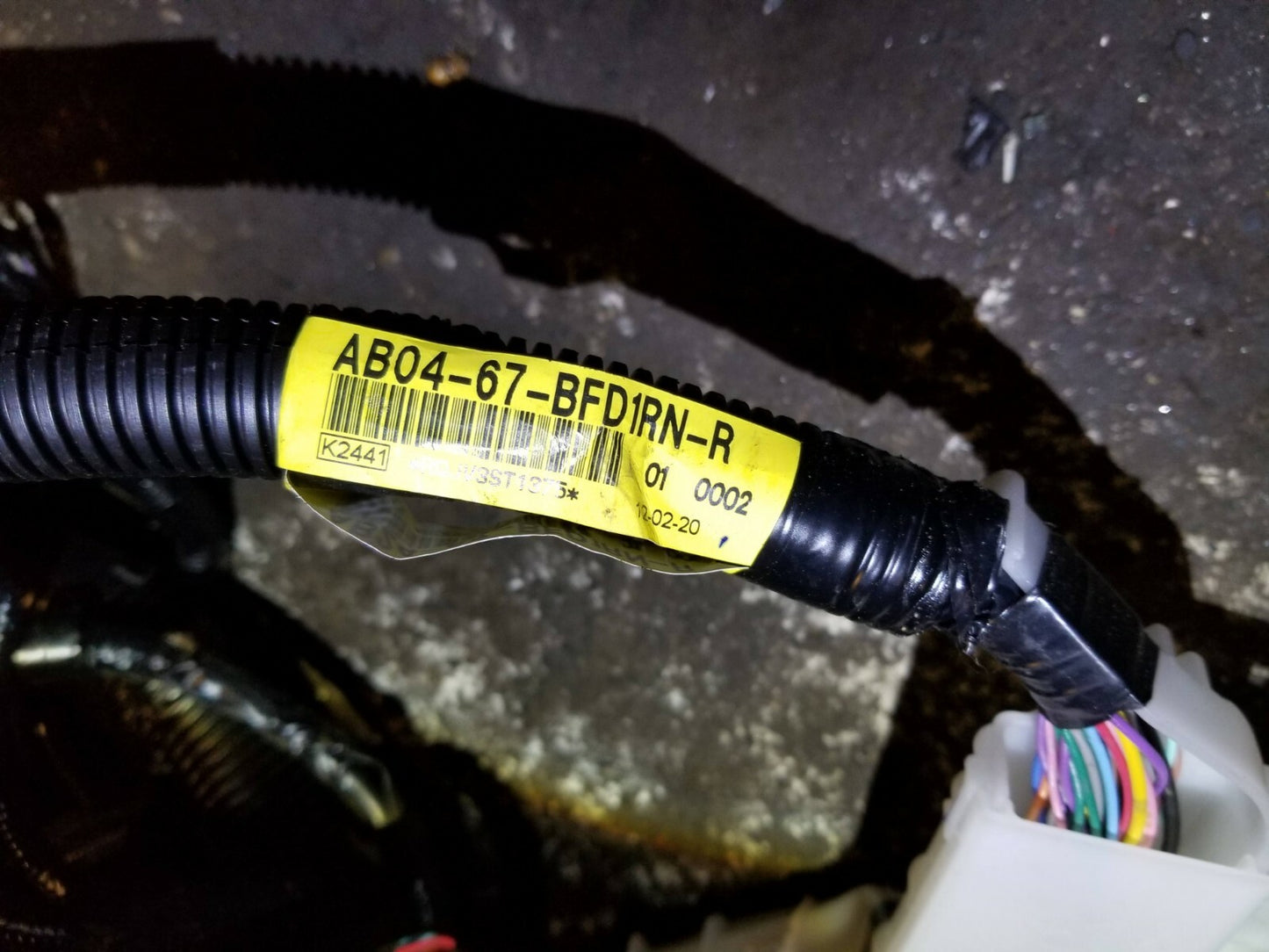2012 Mazda 3 Sedan Body Wire Wiring Harness OEM