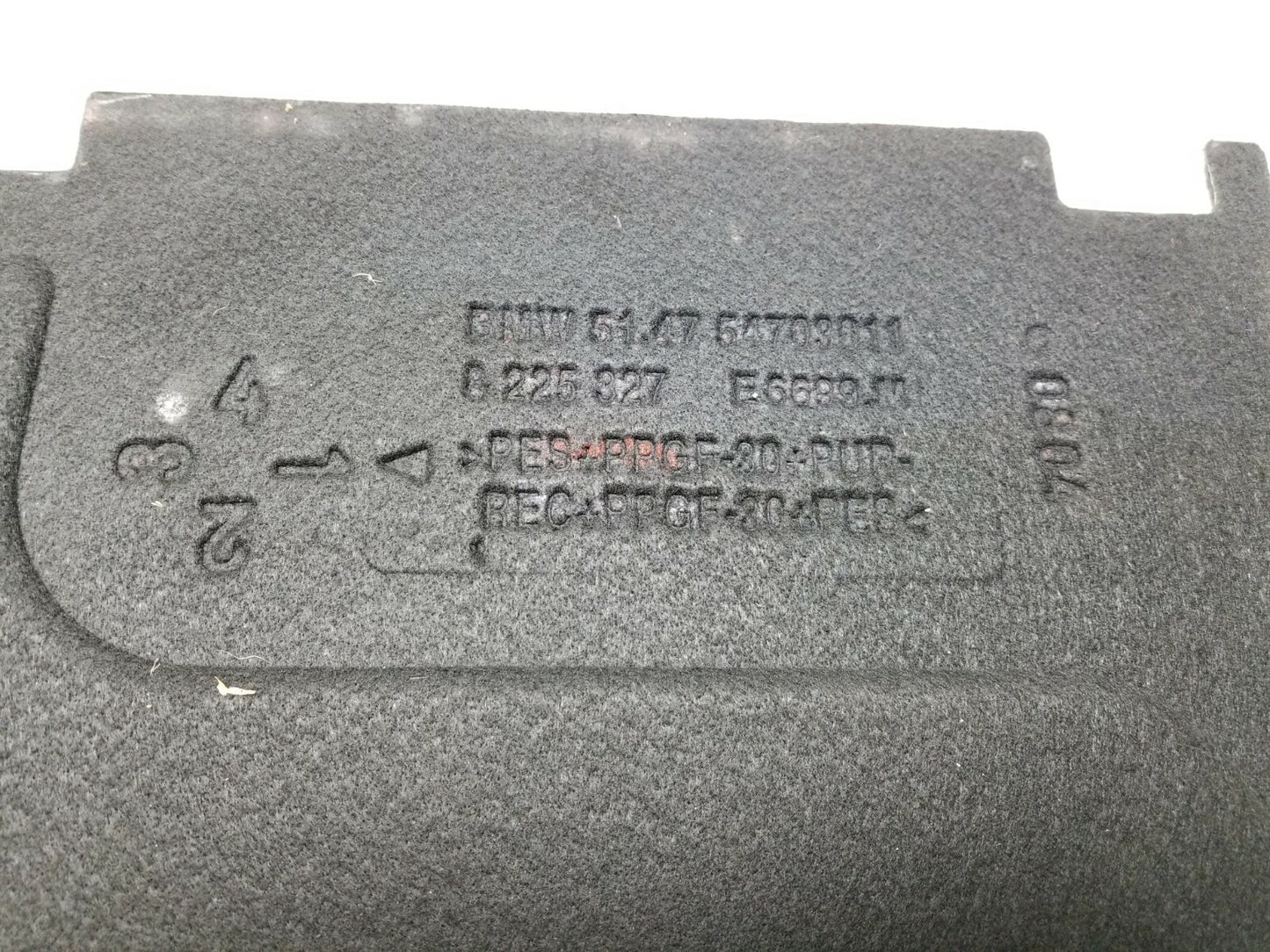 2005 BMW 325xi Rear Trunk Spare Floor Cargo Cover Panel OEM