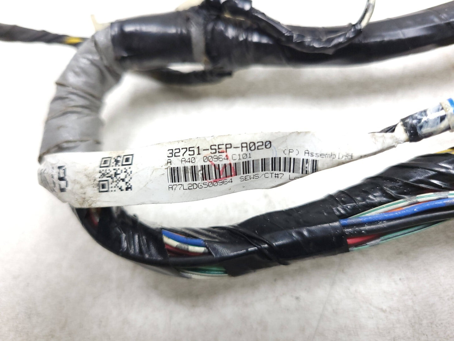 2006 - 2008 Acura Tl Type-s Door Wire Wiring Harness Front Driver Side Left OEM