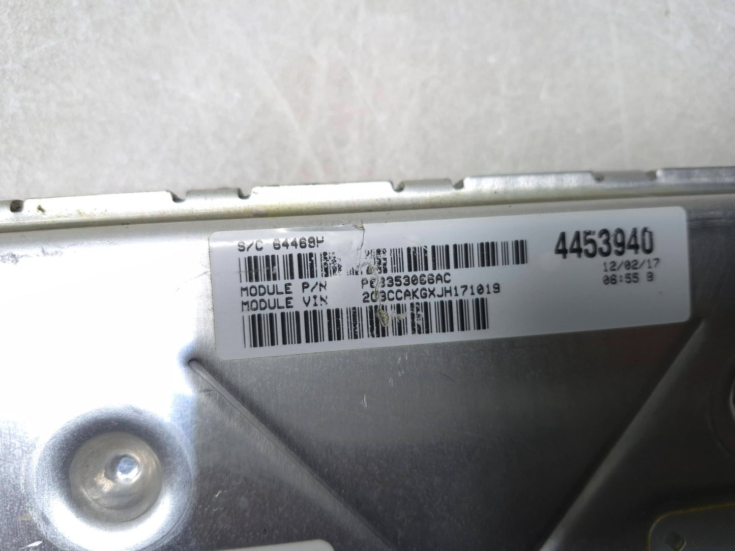 2018 Chrysler 300 Ecu Engine Control Module 3.6l OEM