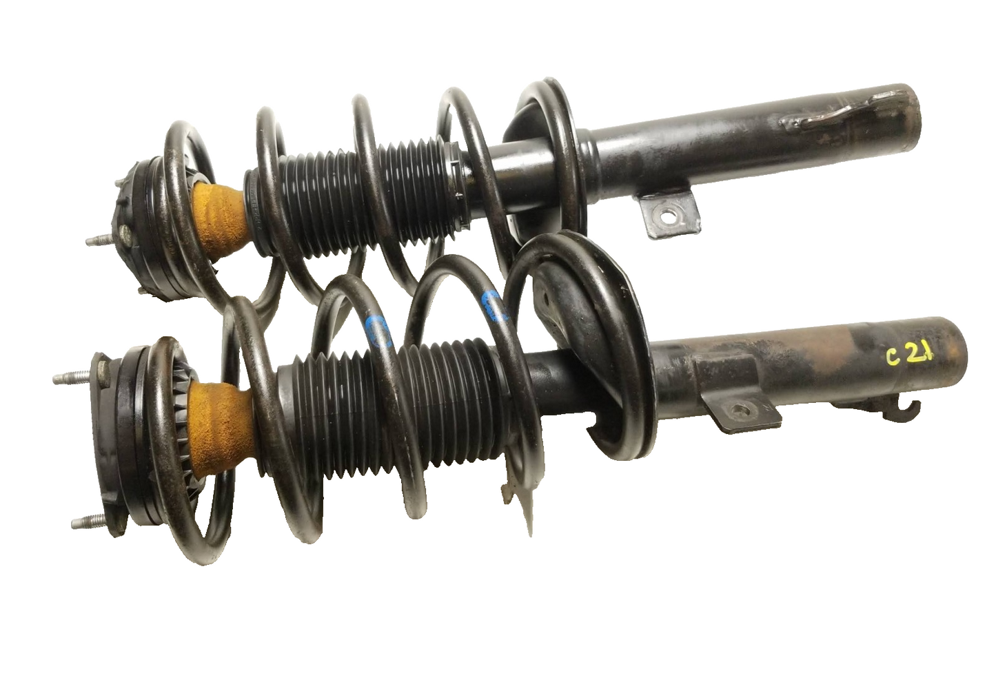 10 - 13 Ford Transit Connect Front Shock Strut Absorber With Spring Pair OEM