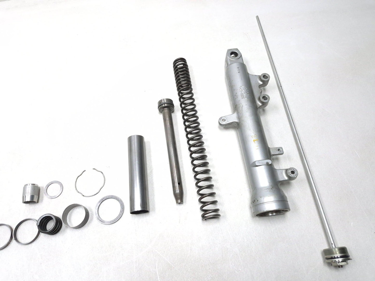 2006 Suzuki Gsx600f Katana Front Fork Tube Lower & Springs Dampers Hardware OEM