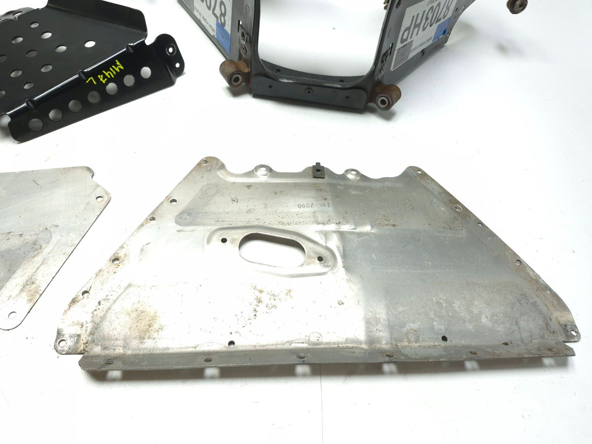 2014 Arctic Cat Zr 6000 Upper Frame Structure Chassis Belly Pan Skid Plate Kit